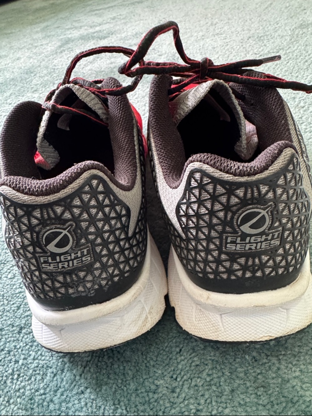 The North Face Men’s Red and Gray Athletic Trail Shoes 8.5 - Picture 3 of 5